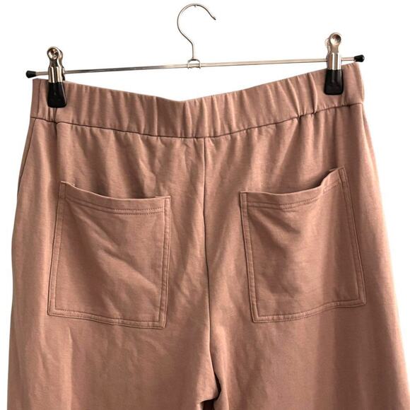 Sundays We Are Sundays Wide Leg Crop Lounge Pants Taupe Size Medium - Picture 3 of 7